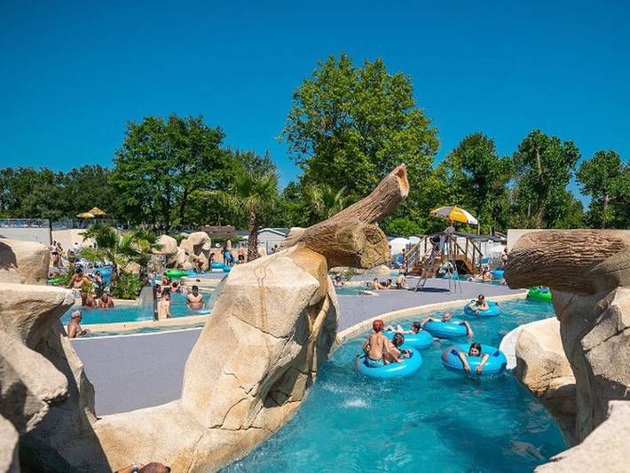 Camping für 6 Personen, mit Terrasse und Pool, mit Haustier in Messanges - 4