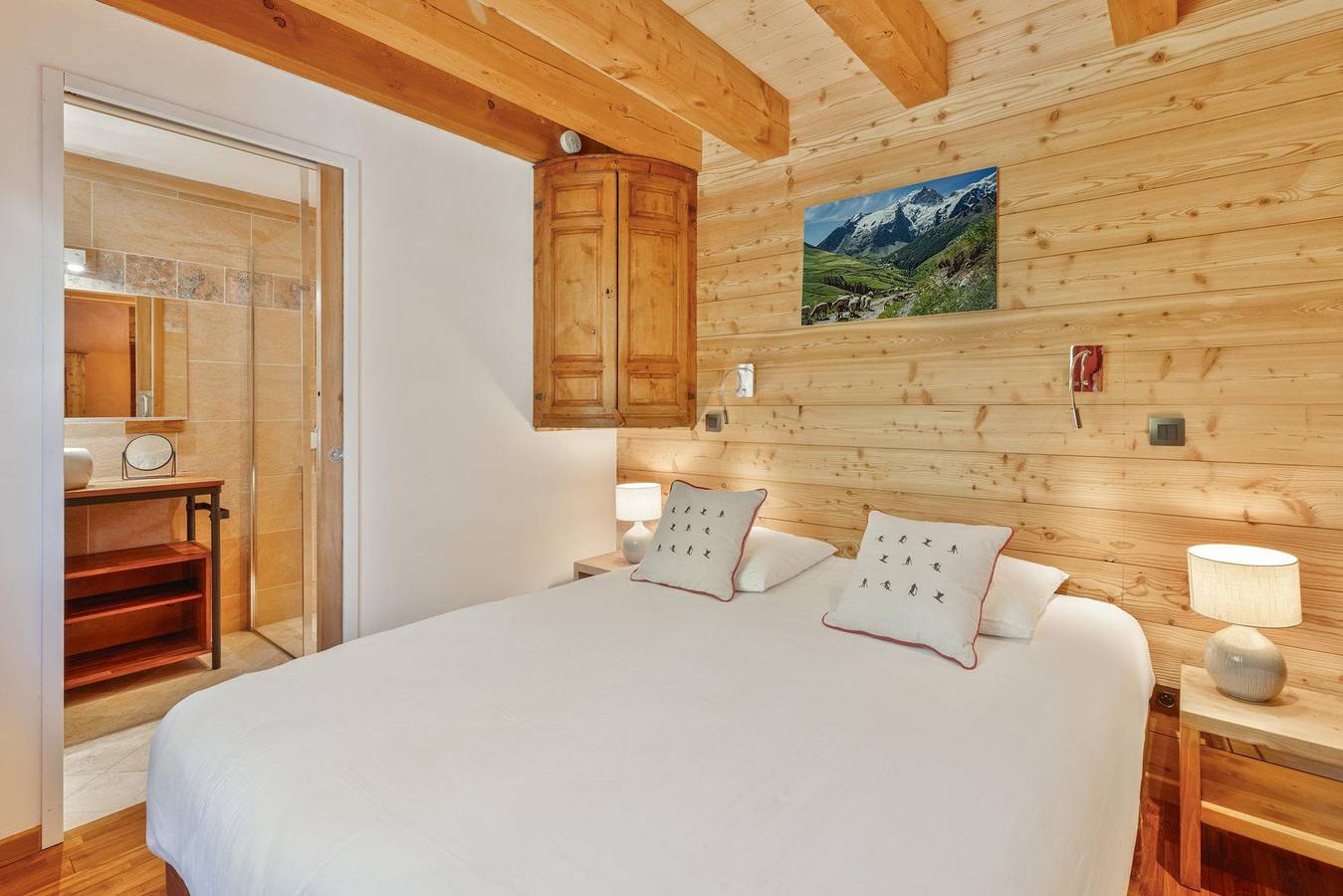 Marmottant - Benachbartes Triplex Haus 9 Zimmer 11 Menschen (Marmotte 2) in Le Monêtier-les-Bains, Serre Chevalier