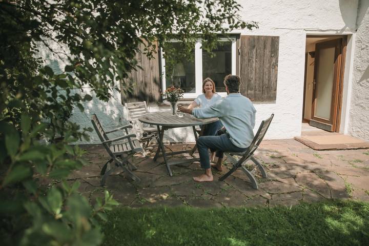 Ferienwohnung für 4 Personen, mit Garten im Kleinwalsertal