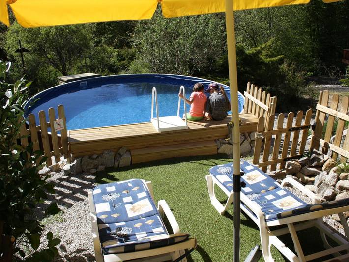 Maison de vacances pour 6 personnes, avec jardin et piscine