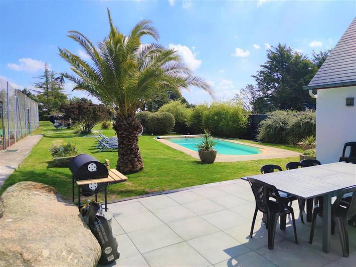 Location de vacances pour 12 personnes, avec jardin et piscine dans Plage Kersidan - 4