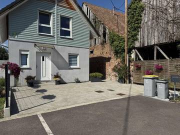Gîte pour 6 personnes, avec terrasse à Wittisheim
