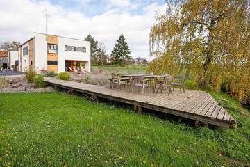 Location de vacances pour 25 personnes, avec terrasse et jardin, animaux acceptés à Griesheim-près-Molsheim