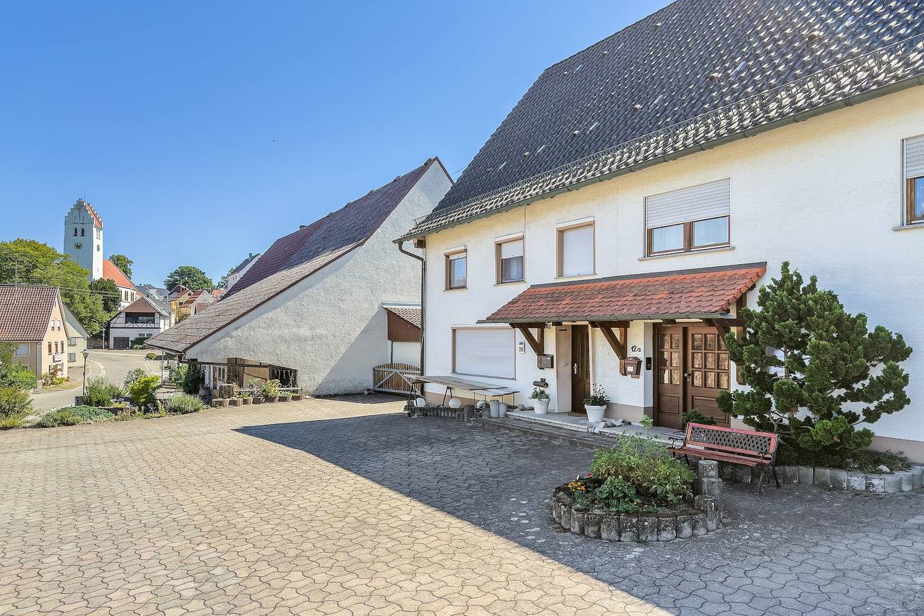 Ganze Wohnung, Apartment „Victoria “ mit privater Terrasse, Balkon und Wlan in Scheer, Region Bodensee-Oberschwaben