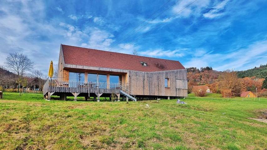Maison de vacances pour 6 personnes, avec Balcon ainsi que Terrasse et Vue à Thannenkirch