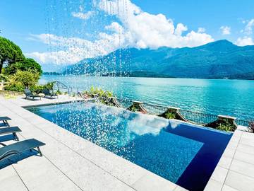 Ferienwohnung für 5 Personen, mit Garten und Terrasse sowie Seeblick in Gravedona