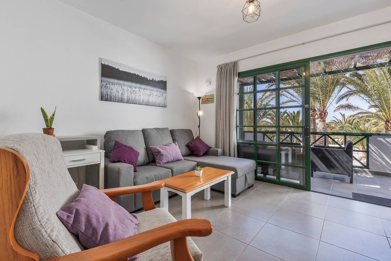 Apartment Heiwa mit Gemeinschaftspool, Gemeinschaftsgarten und Wlan in Costa Calma in Südliche Bucht Costa Calma, Pájara