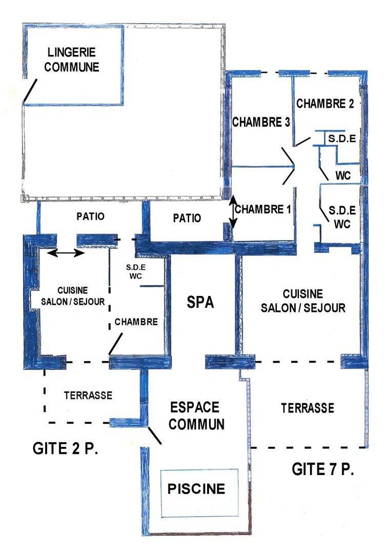 Gîte 8 pers. avec Spa et piscine, à 1.5 km de la plage in Les Moutiers-en-Retz, Côte de Jade
