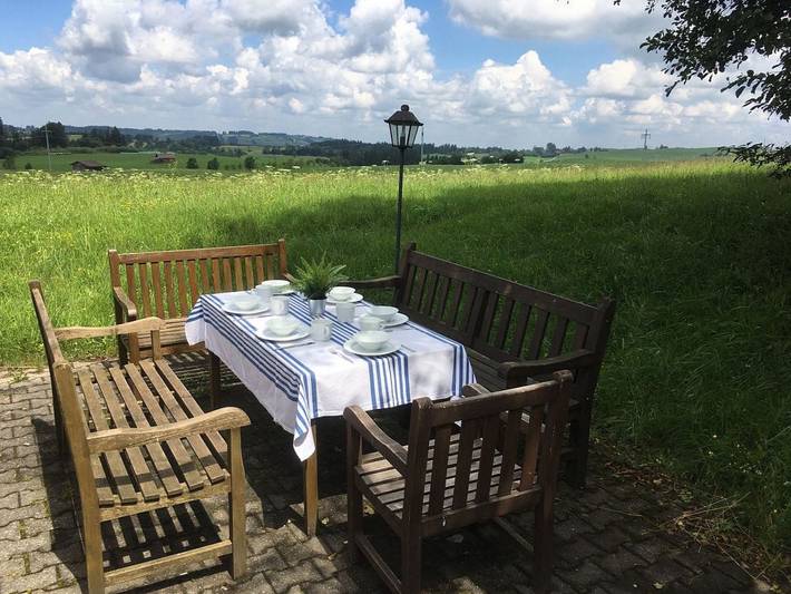 Ferienhaus für 11 Personen, mit Pool und Sauna sowie Balkon und Garten, kinderfreundlich im Allgäu - 3