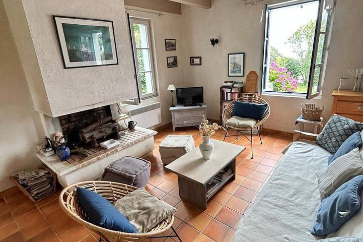 Location de vacances pour 6 personnes, avec jardin dans Plage de la Ramonette