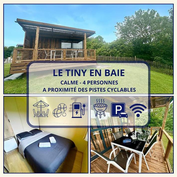 Gîte pour 4 personnes, avec terrasse ainsi que jardin et vue, animaux acceptés à Mons-Boubert