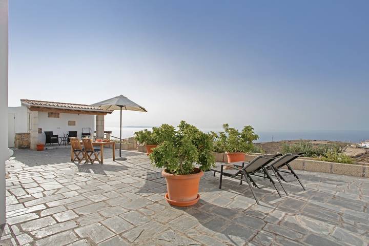 Cottage für 2 Personen, mit Balkon und Garten