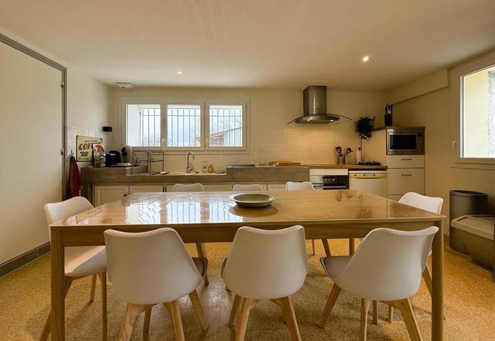 Maison de vacances pour 8 personnes, avec jardin ainsi que terrasse et piscine