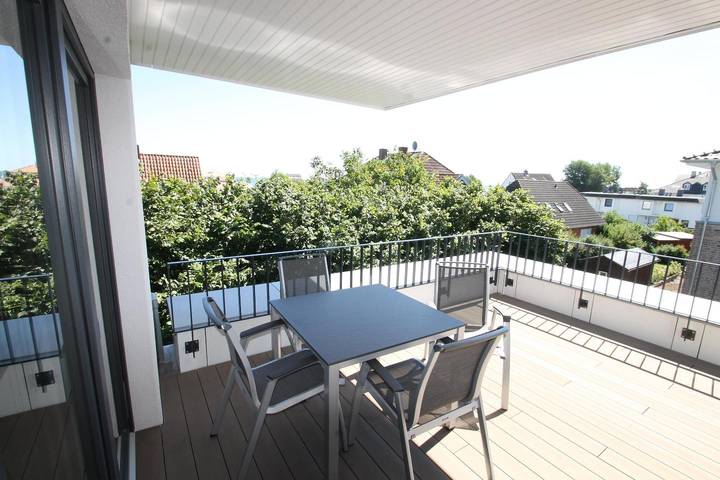 Ferienwohnung für 4 Personen, mit Balkon/Terrasse und Balkon in der Mecklenburger Bucht