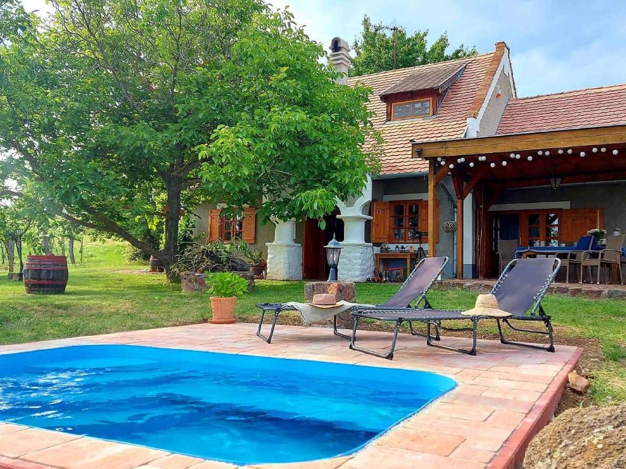 Am Weinberg in Köveskál, Balaton Region