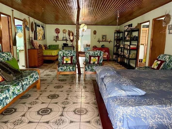 Location de vacances pour 3 personnes, avec jardin ainsi que vue et terrasse dans Maupiti - 4