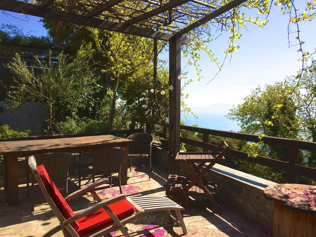 Villa für 4 Personen mit Balkon in Agios Georgios Nileias, Pilion