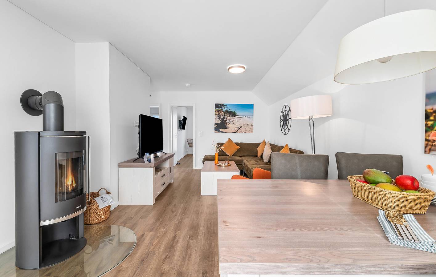 Ganze Ferienwohnung, Rückzugsort am Wasser mit Terrasse und Parkplatz, 1 km zum Strand in Olpenitz, Kappeln