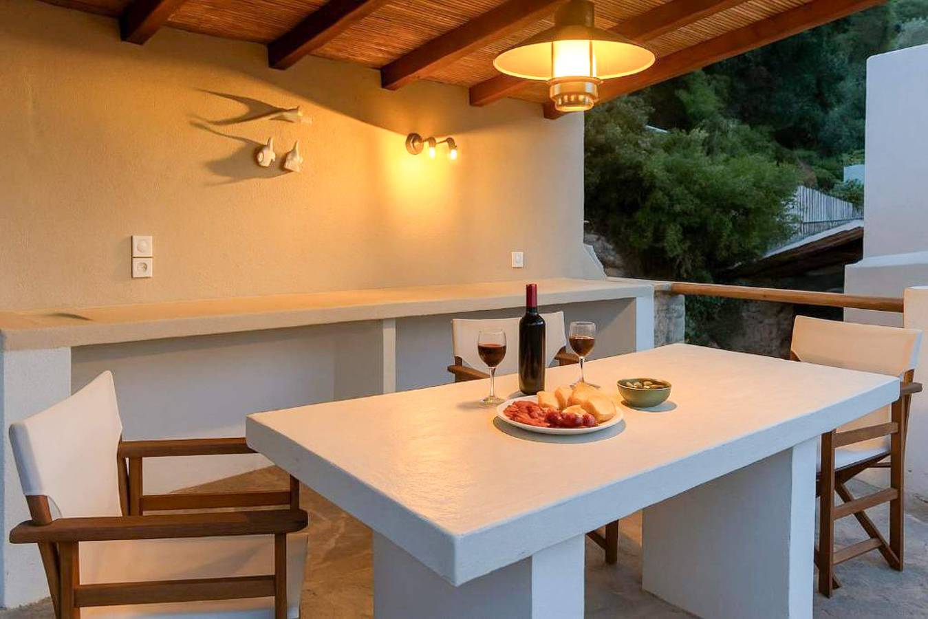 Casa de vacaciones para 2 personas con balcón/terraza in Skopelos Ciudad, Islas Espóradas