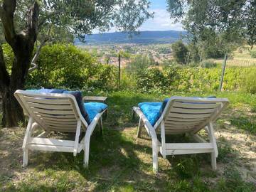 Chambre d’hôte pour 4 personnes, avec jardin et vue à Saint-Cyr-sur-Mer