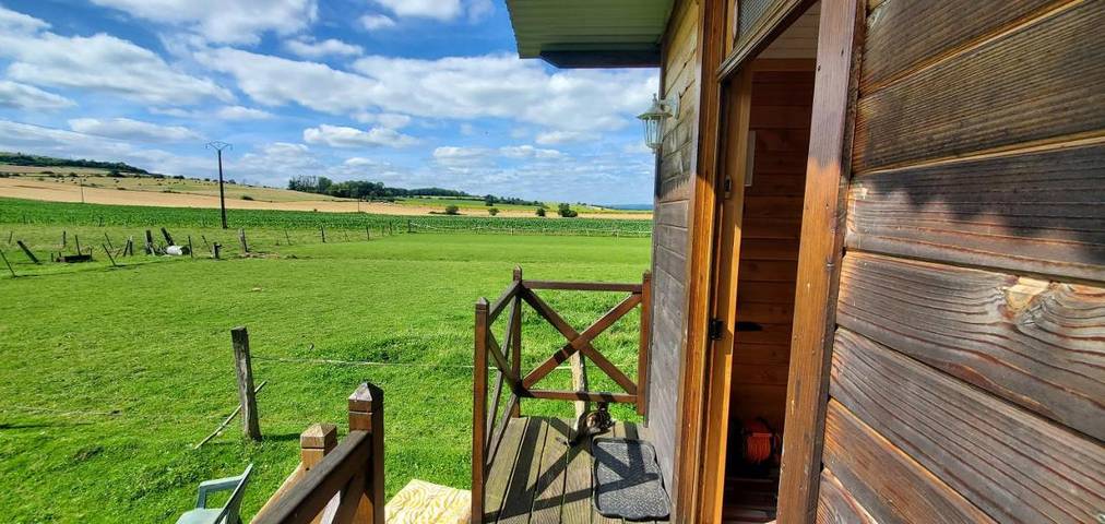 Tente pour 2 personnes, avec vue ainsi que balcon et jardin dans les Ardennes - 2
