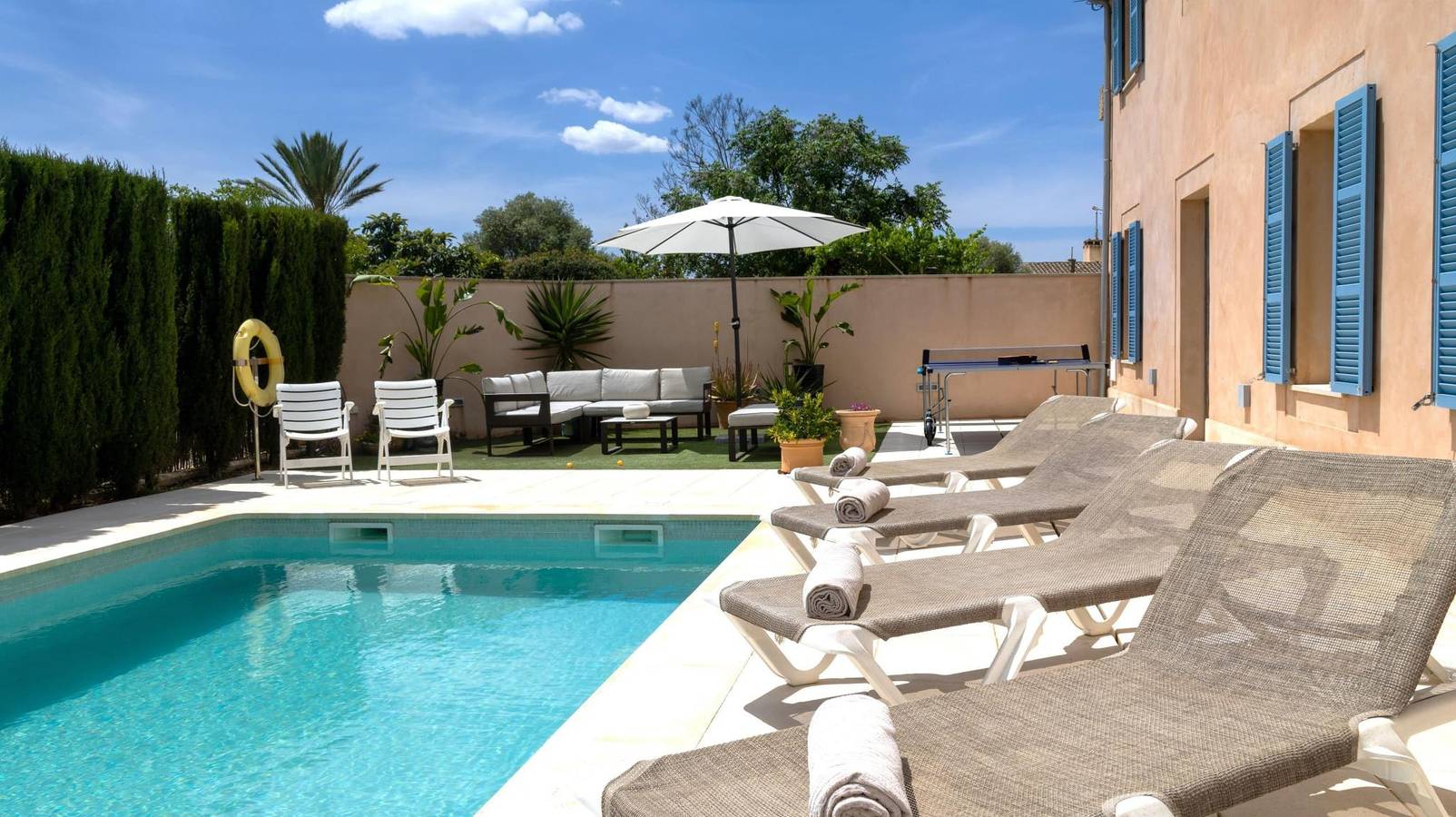 Ca Na Rossa (Sineu) - Hermosa casa con piscina privada en el centro de Mallorca - Wifi gratis. in Sineu, Interior de Mallorca