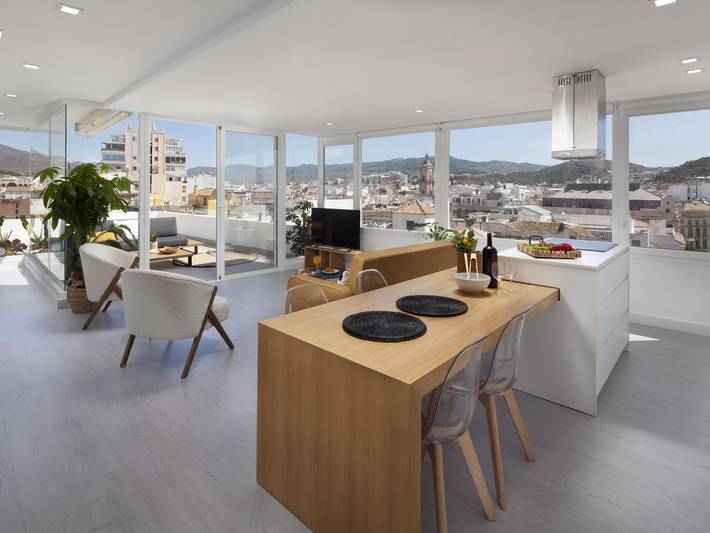 Loft voor 4 personen, met balkon in Malaga