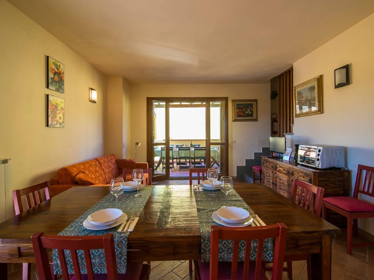 Ganze Wohnung, Wohnung in Alberese mit Panoramaterrasse in Parco Naturale della Maremma