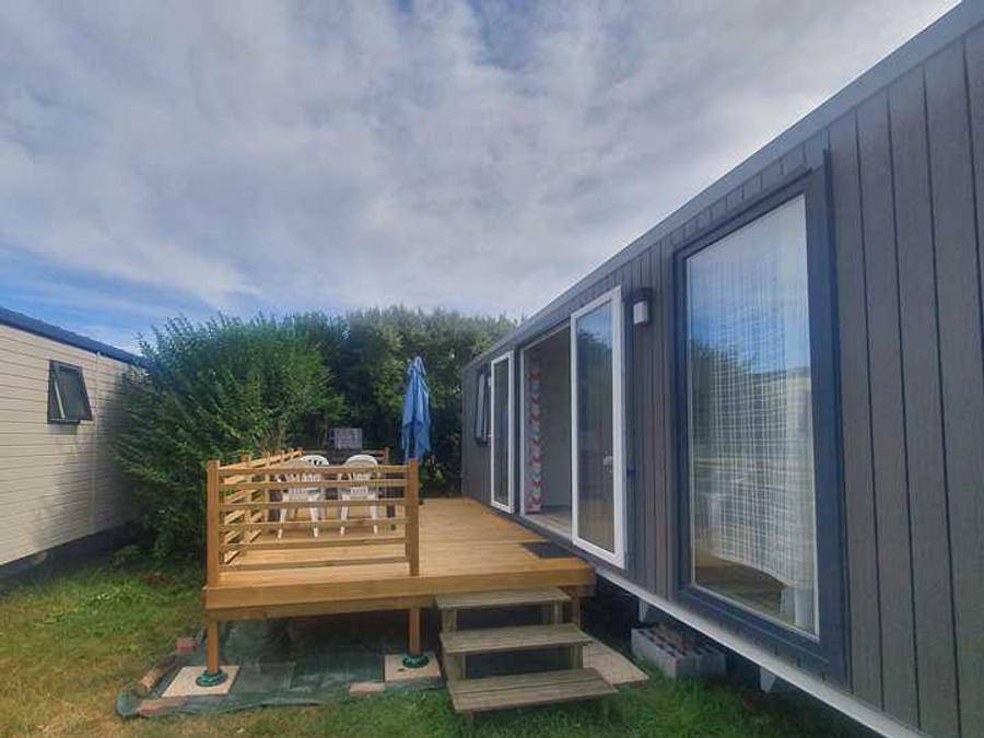 Camping La Ferme du Bord de Mer - Mobilhome 4 personnes - Filcmare in Gatteville-le-Phare, Région de Cherbourg