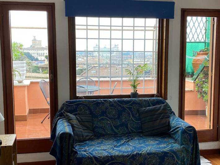 Loft per 4 persone, con balcone in Scalinata di Trinità dei Monti