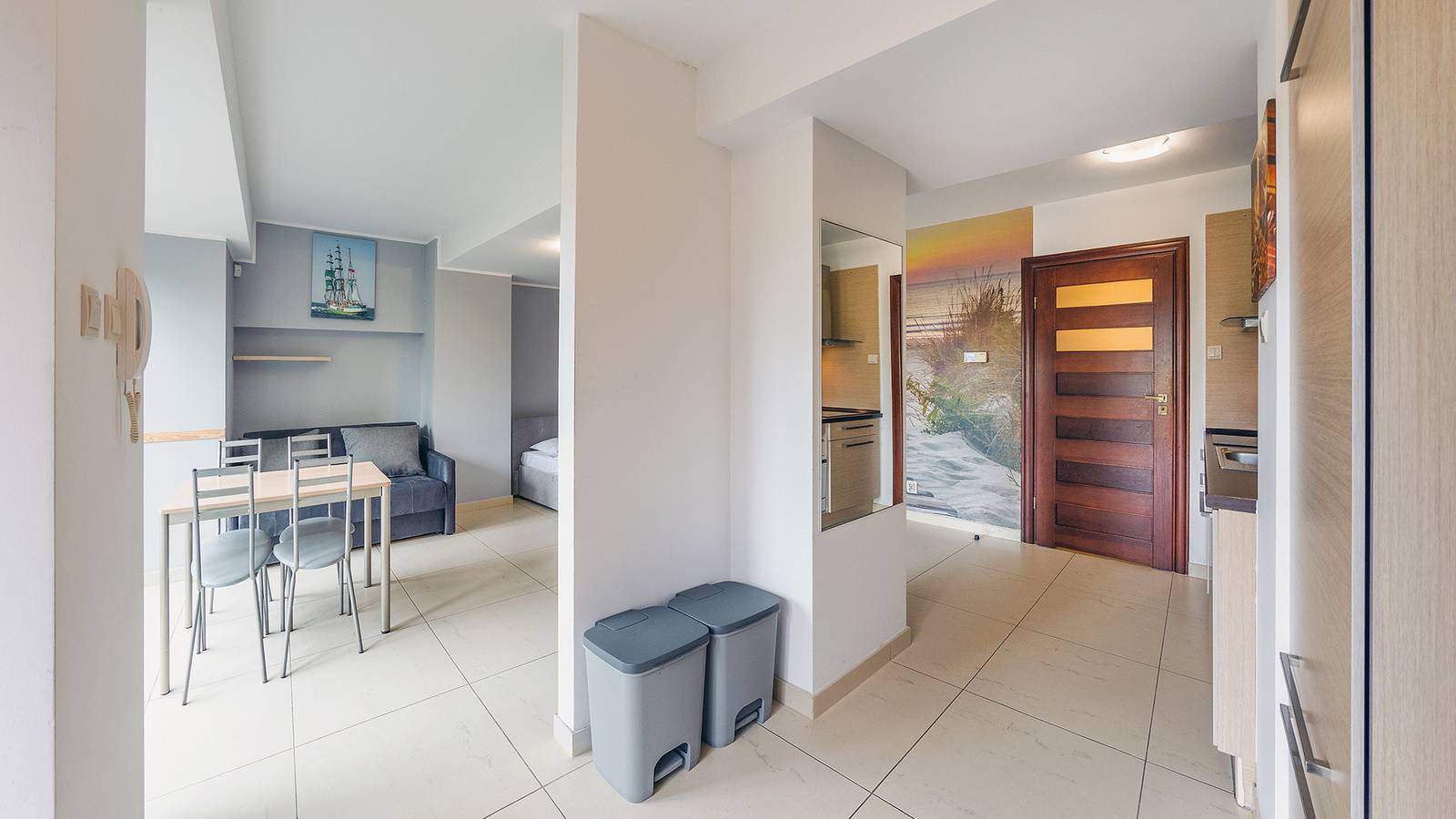 Cały apartament wypoczynkowy, Apartament wakacyjny dla 4 osób z ogród in Sarbinowo, Powiat koszaliński