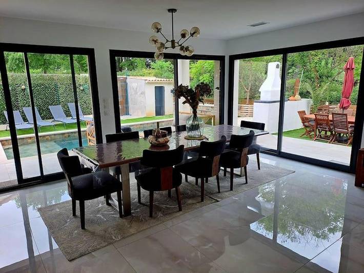 Location de vacances pour 10 personnes, avec piscine et sauna ainsi que balcon et jacuzzi à Saint-André-de-Sangonis - 3