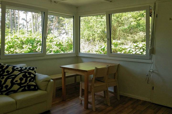 Bungalow für 4 Personen, mit Terrasse und Garten sowie Ausblick in Loddin
