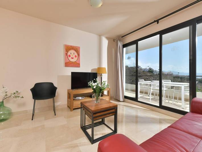 Appartement entier, Apartamento con vistas al mar lateral in Torrox Costa, Torrox
