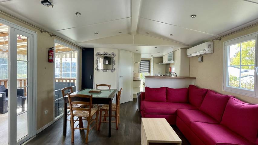 Mobil home pour 4 personnes, avec jardin à Saint-Augustin