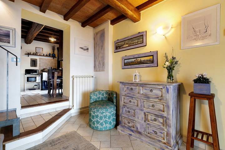 The Smiling Cottage in Tuscany with Breathtaking Views in Pontassieve, Chianti