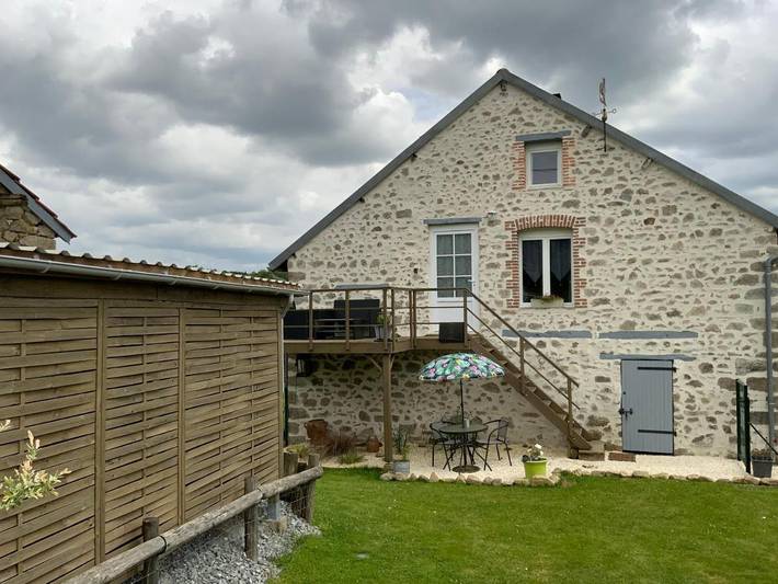 Chambre d’hôte pour 2 personnes, avec Balcon et Terrasse ainsi que Jardin et Vue