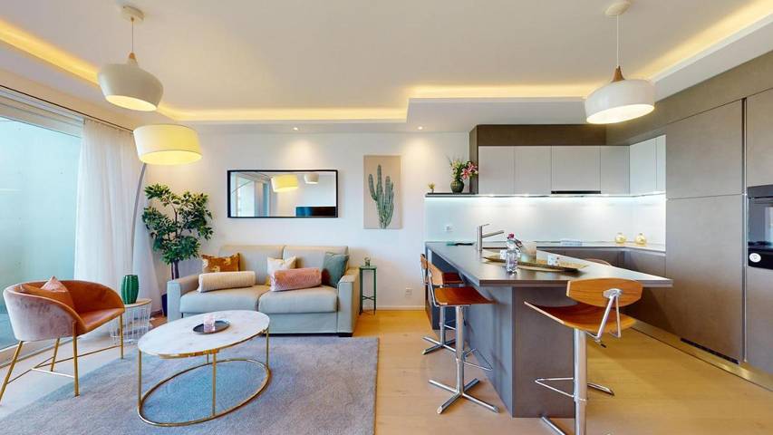 Gîte pour 2 personnes, avec vue et balcon ainsi que piscine et vue sur le lac à Puidoux - 4