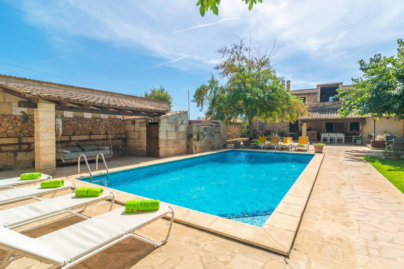 Son Arboç Gran - Villa avec piscine privée et connexion Wi-Fi gratuite. in Algaida, Majorque l'intérieur des terres