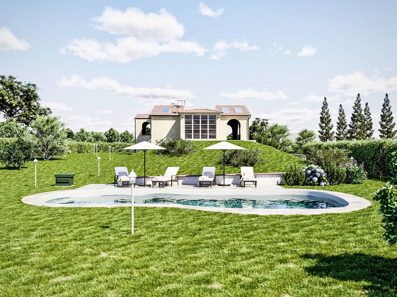 Villa gli Olivi in Bibbona, Etruskische Küste