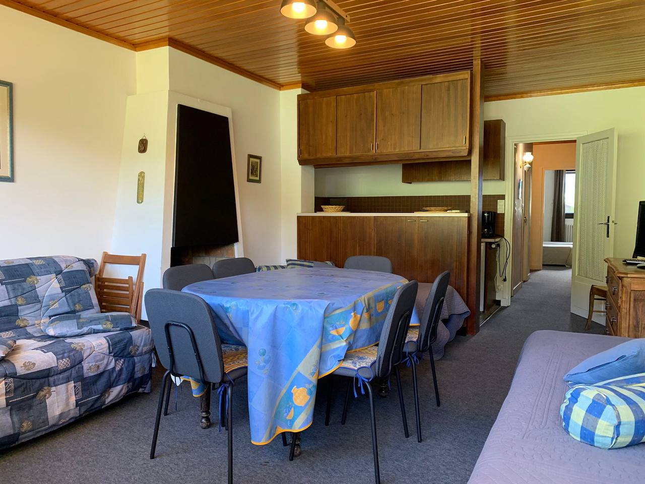 Apartamento entero, Apartamento para 6, balcón sur, en las pistas, parking in Pra-Loup, Uvernet-Fours