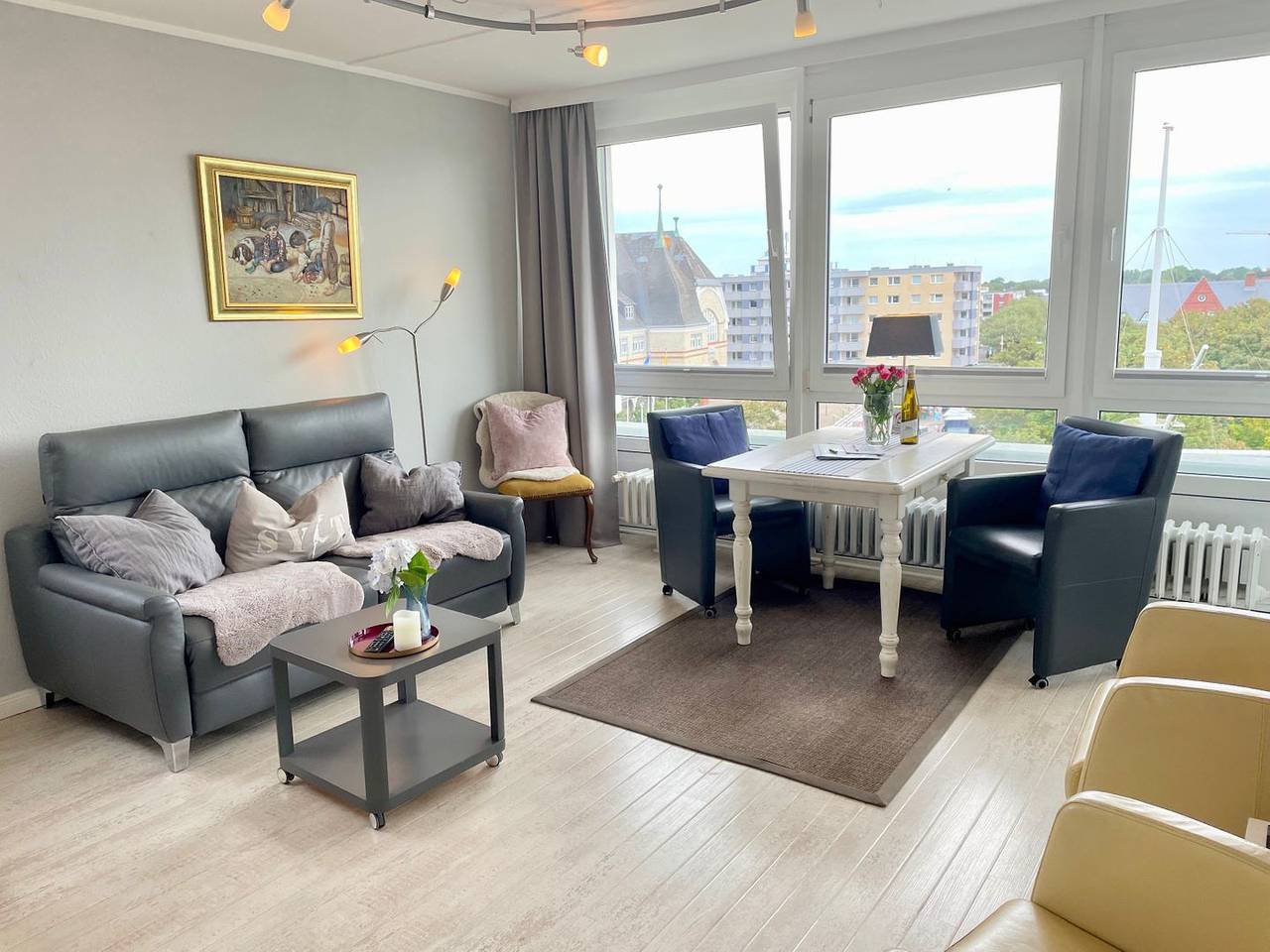 Ganze Wohnung, Wohnung Hansen mit überdachtem Balkon, Wlan und Strandnähe in Westerland in Westerland, Sylt (Gemeinde)