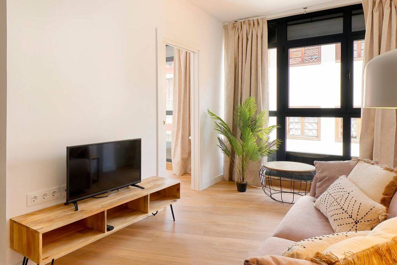 Geheel appartement, Cozy Apartment with Wi-Fi, Dishwasher & Full Kitchen in Oviedo, Cantabrisch Gebergte