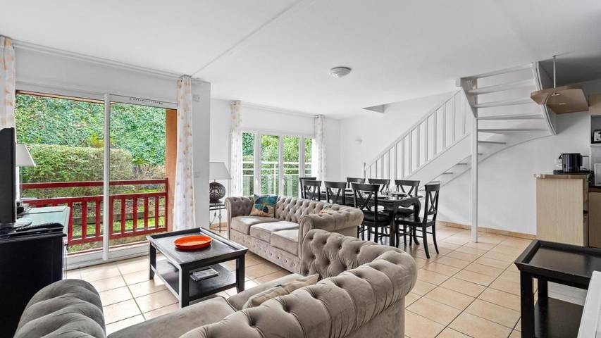 Gîte pour 6 personnes, avec terrasse et vue dans Parc Mauresque Arcachon