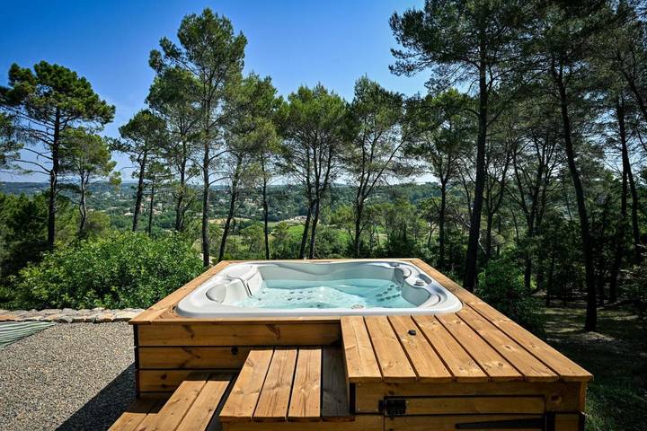 Chambre d’hôte pour 2 personnes, avec Terrasse et Jacuzzi ainsi que Jardin et Piscine à Lorgues - 3