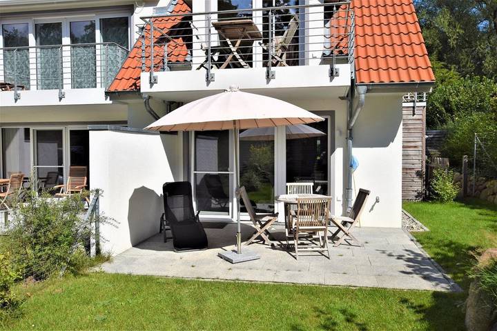 Ferienwohnung für 4 Personen, mit Terrasse und Garten sowie Ausblick in Hohwacht, Südliche Ostseeküste