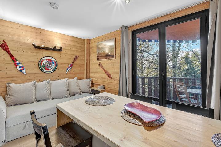 Studio pour 4 personnes, avec Balcon
