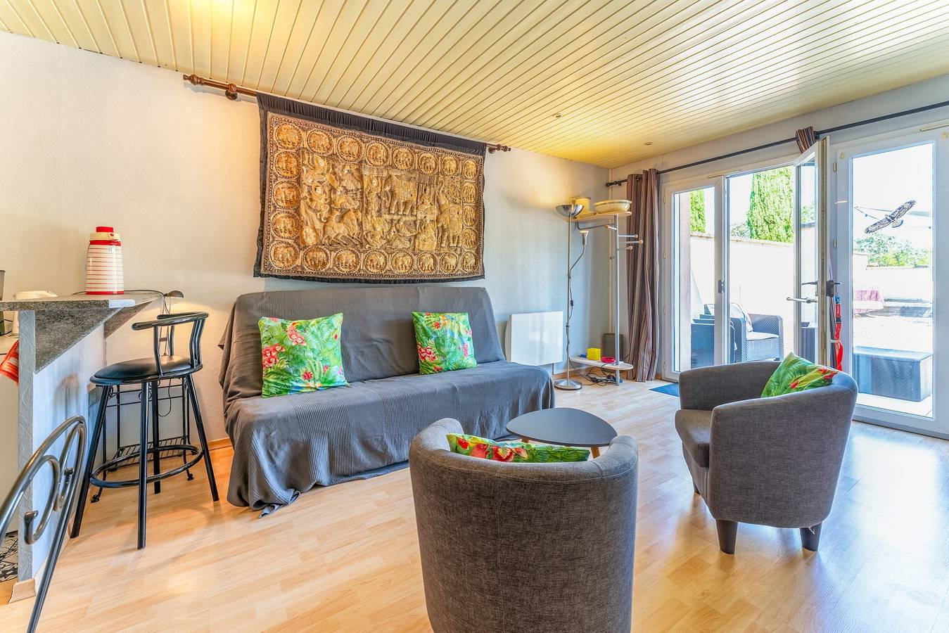 Ganze Wohnung, Appartement 'Terrasse Piscine' mit Wlan in Vallabrix, Nimes und Umgebung