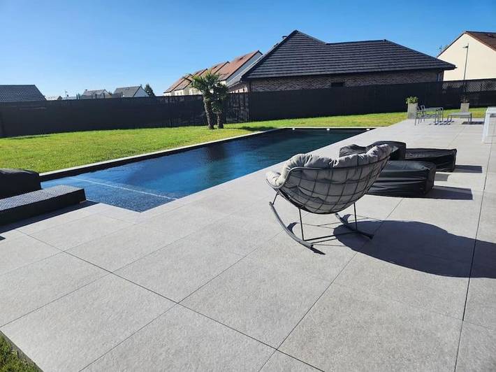 Cottage pour 12 personnes, avec terrasse ainsi que vue et piscine dans Vitry-en-Artois