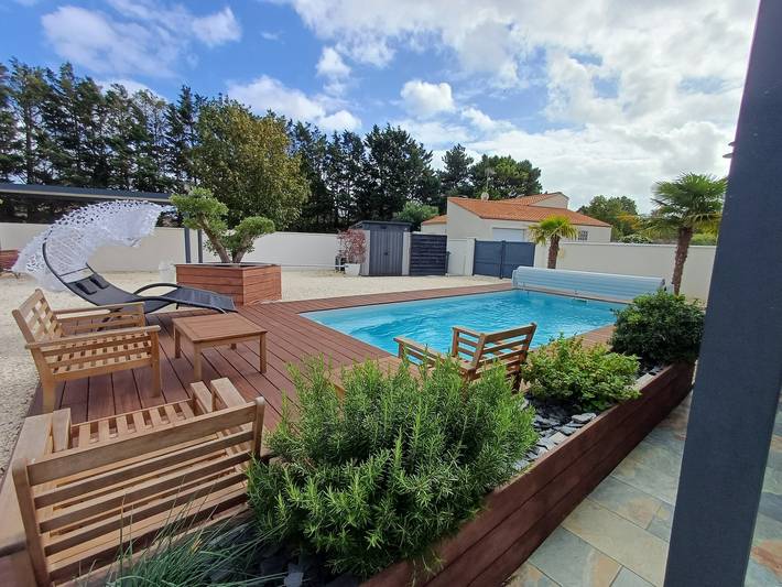 Maison de vacances pour 4 personnes, avec jardin, adapté aux familles à Angles